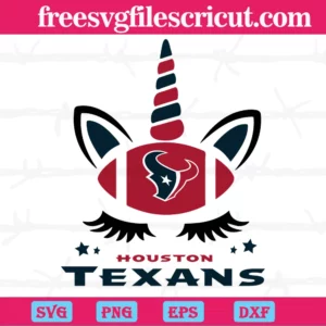 Houston Texans Unicorn, Svg Png Dxf Eps Digital Download