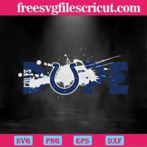 Indianapolis Colts Dope, Svg Cut Files Invert