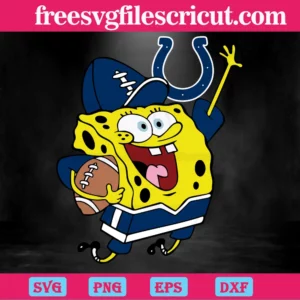 Indianapolis Colts Football Spongebob, Downloadable Files Invert