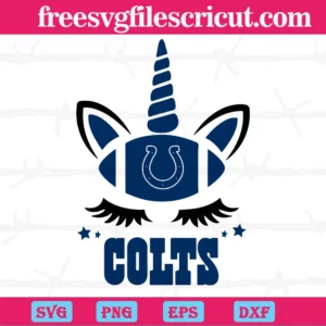 Indianapolis Colts Unicorn, Svg Designs