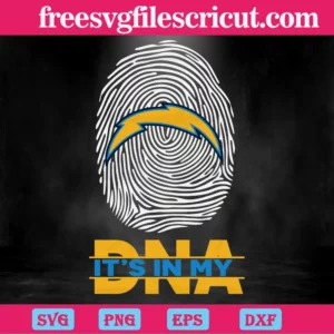 Its In My Dna Los Angeles Chargers, Scalable Vector Graphics