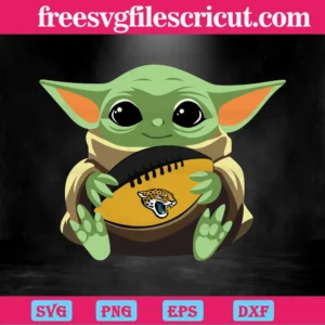 Jacksonville Jaguars Baby Yoda, Svg Png Dxf Eps Cricut Invert
