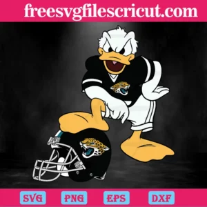 Jacksonville Jaguars Donald Duck, Svg Png Dxf Eps Cricut Invert