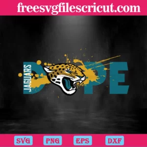 Jacksonville Jaguars Dope, Svg Png Dxf Eps Cricut Silhouette Invert