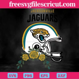 Jacksonville Jaguars Helmets, Svg Cut Files Invert
