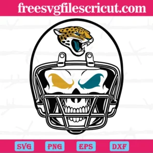 Jacksonville Jaguars Skull Helmet, Svg Png Dxf Eps Designs Download