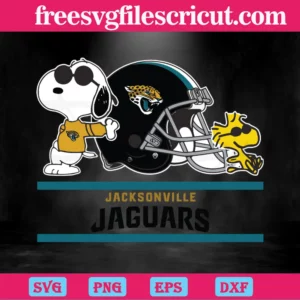 Jacksonville Jaguars Snoopy Woodstock, Laser Cut Svg Files Invert