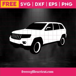 Jeep Cherokee Svg Free Invert