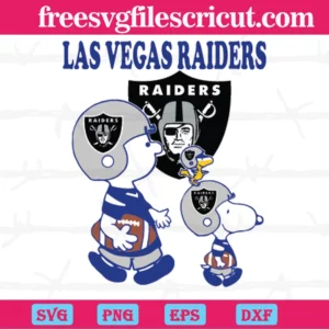 Las Vegas Raiders Charlie Brown And Snoopy, Svg Cut Files Invert