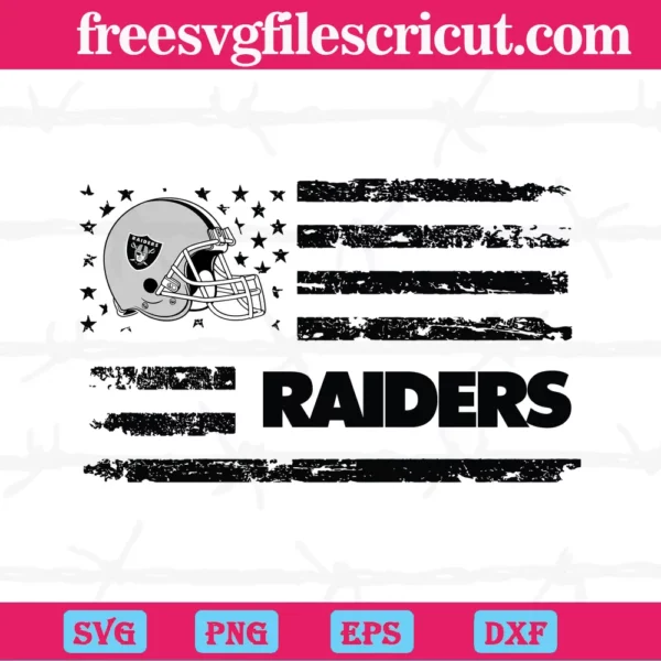 Las Vegas Raiders Helmet Logo Flag , Svg Png Dxf Eps Cricut Files