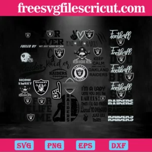 Las Vegas Raiders Logo, Svg Bundle Invert