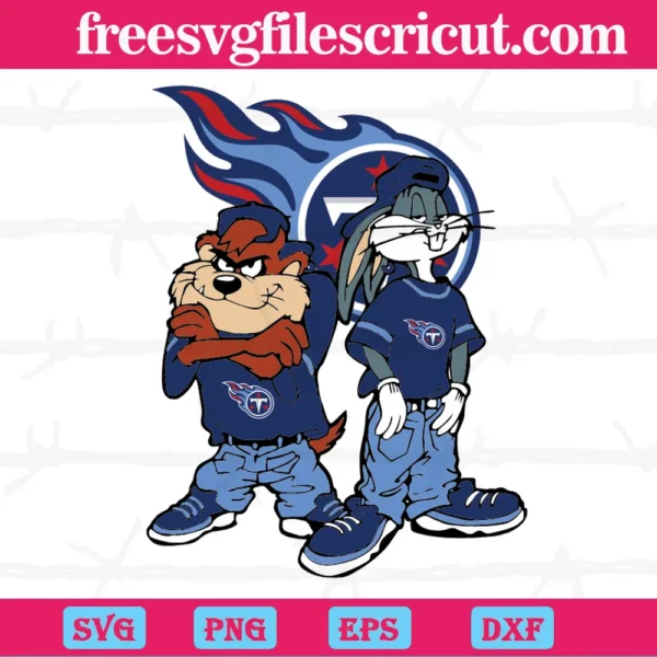 Looney Tunes Hip Hop Tennessee Titans, Svg File Formats