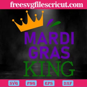 Mardi Gras King, Scalable Vector Graphics Invert