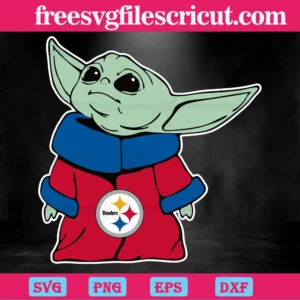Pittsburgh Steelers Nfl Baby Yoda, Svg Png Dxf Eps Designs Download Invert