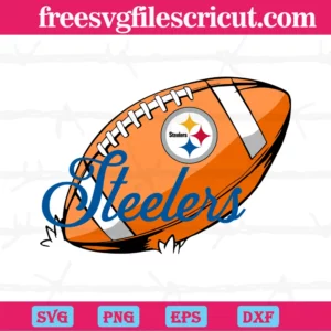 Pittsburgh Steelers Nfl Ball, Svg Png Dxf Eps Cricut