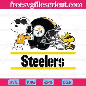 Pittsburgh Steelers Snoopy Woodstock, Scalable Vector Graphics