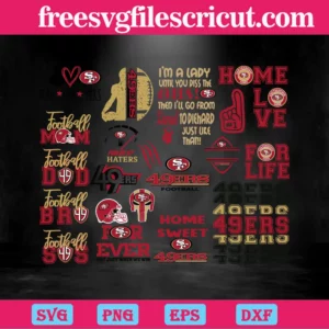 San Francisco 49Ers Logo, Svg Bundle Invert