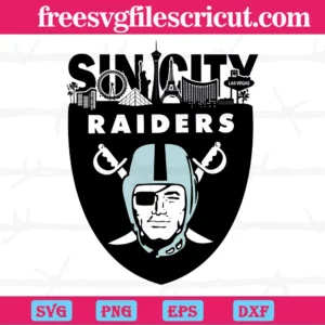 Sincity Logo Las Vegas Raiders Nfl, Svg Png Dxf Eps Designs Download