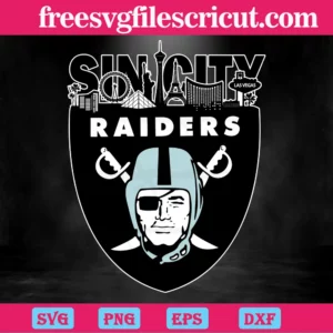 Sincity Logo Las Vegas Raiders Nfl, Svg Png Dxf Eps Designs Download Invert
