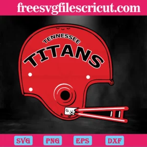 Tennessee Titans Football Helmet, Svg Png Dxf Eps Digital Download Invert