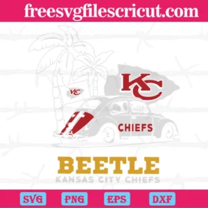 Volkswagen Beetle Kansas City Chiefs, Svg Png Dxf Eps Designs Download Invert