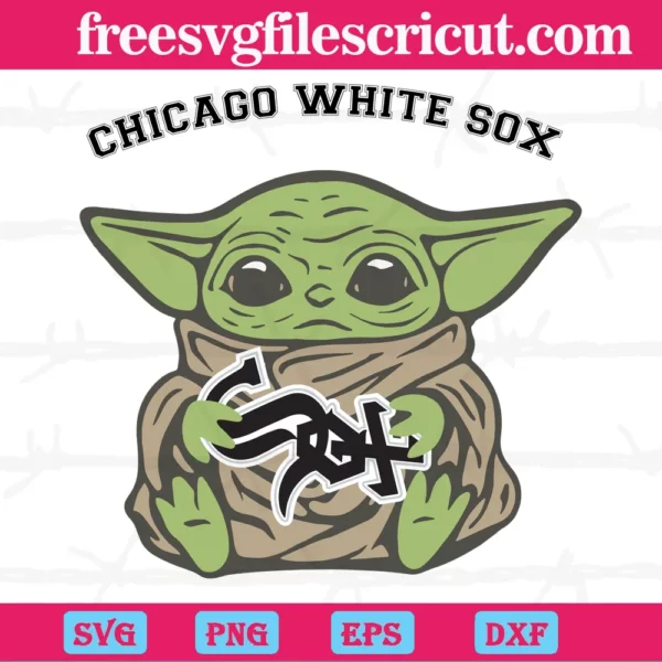 Chicago White Sox Baby Yoda, Digital Files