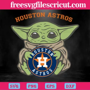 Houston Astros Baby Yoda, Premium Svg Files Invert