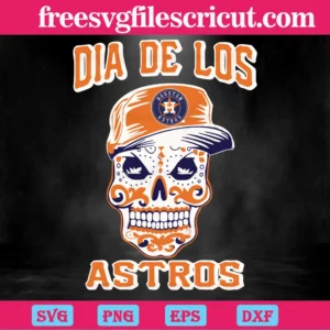 Houston Astros Sugar Skull Dia De Los Astros, Downloadable Files