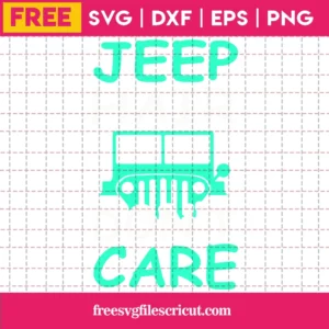 Jeep Hair Don'T Care, Svg Png Dxf Eps Invert