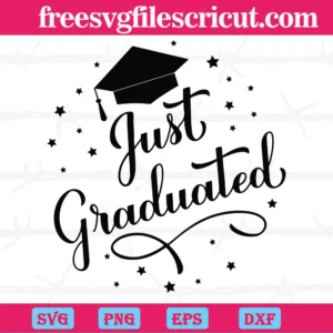 Just Graduated Graduation Clipart, Scalable Vector Graphics