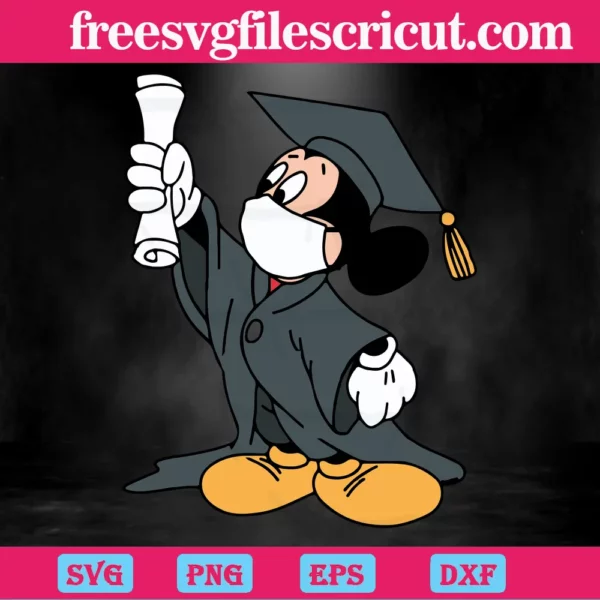 Mickey Mouse Congratulations Graduate Clipart, Design Files - free svg ...