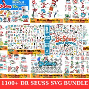 1100 Dr Seuss SVG Bundle