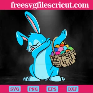 Easter Bunny Rabbit Clipart, Scalable Vector Graphics Invert