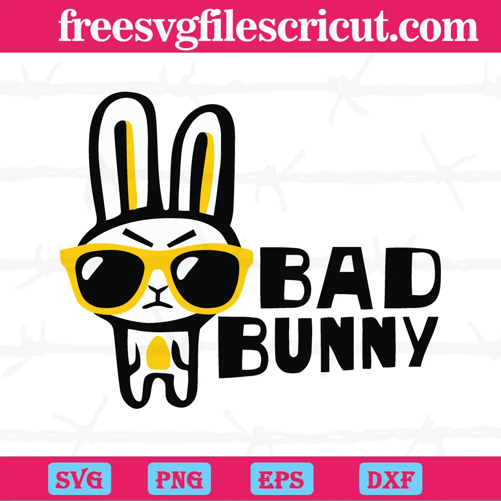Bad Bunny Svg Cricut