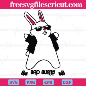 Bad Bunny Svg File Free
