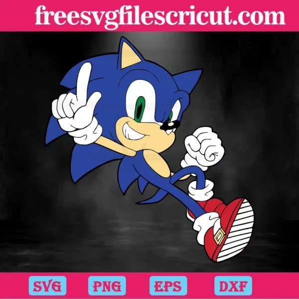 Sonic Png Transparent, Downloadable Files Invert
