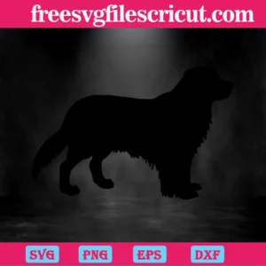 Clipart Black And White Dog, Svg Png Dxf Eps Invert