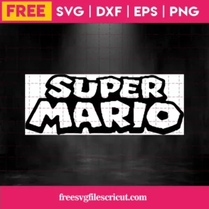 Super Mario Clipart Free, Svg Png Dxf Eps Cricut