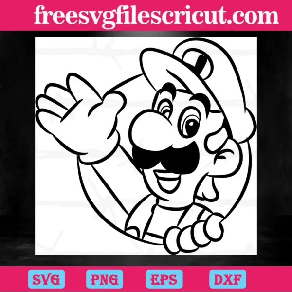 Super Mario Svg Files, Downloadable Files