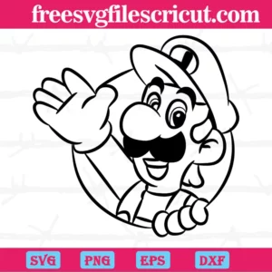 Super Mario Svg Files, Downloadable Files Invert