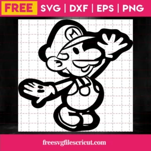 Super Mario Svg Free, Vector Illustrations