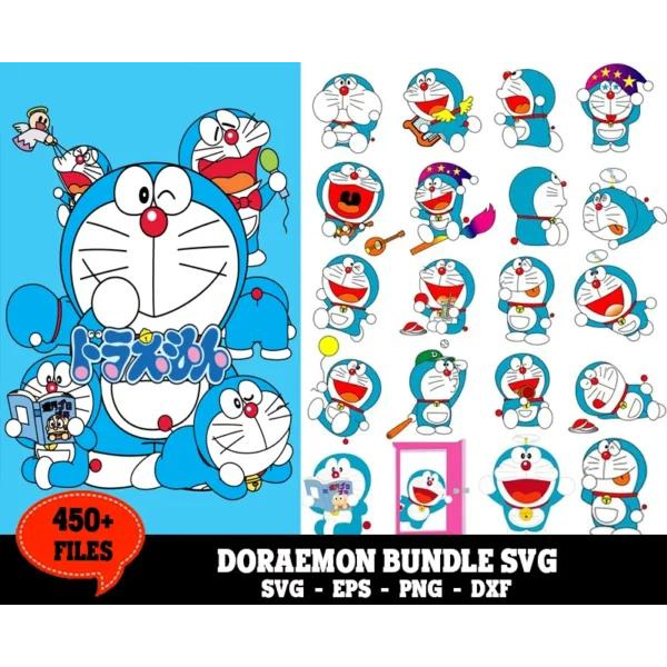 450+ Files Doraemon Bundle Svg