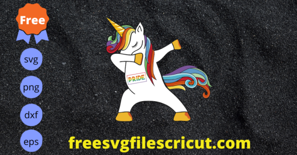 Don’t be shy! Express yourself with our free Dabbing Unicorn SVG now!