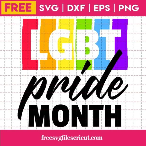 Free Lgbt Pride Month Layered Svg Files