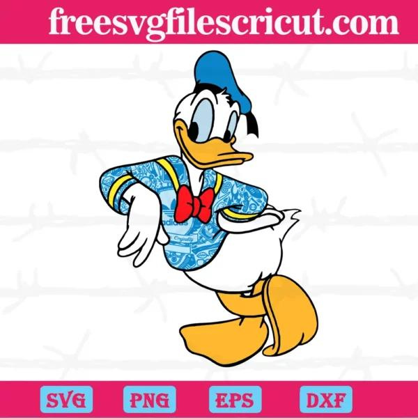 Adidas Clipart Of Donald Duck, Svg Png Dxf Eps Designs Download