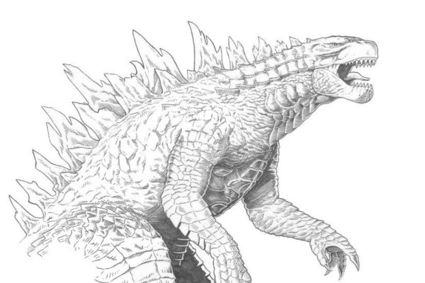 Unleash Creativity with These Amazing Godzilla Coloring Pages - free ...