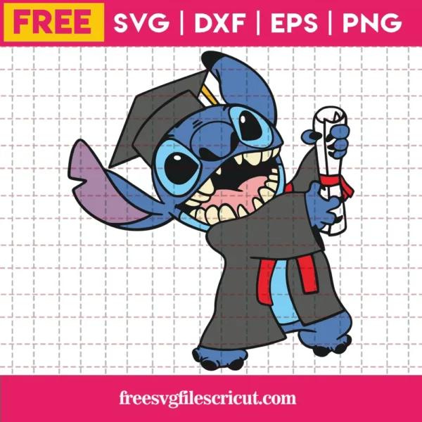 Graduation Free Stitch Svg For Cricut