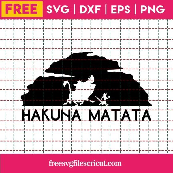 Hakuna Matata svg Free The Lion King svg Timon and Pumba svg