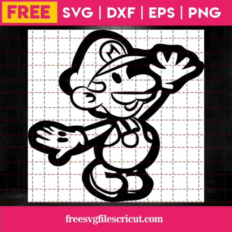 Super Mario SVG Free, Vector Illustrations