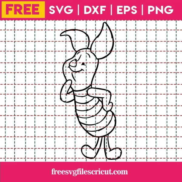 Piglet SVG Free Fisney SVG Winnie The Pooh SVG